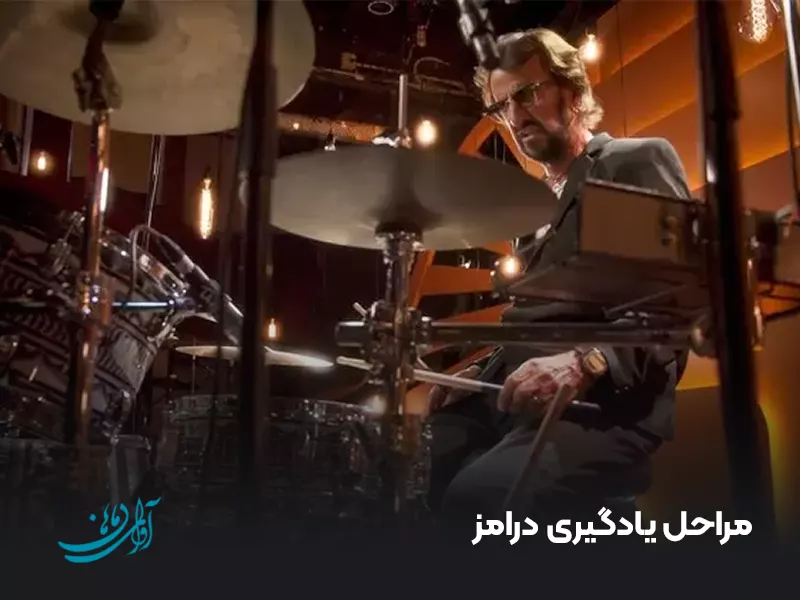 مراحل یادگیری درامز